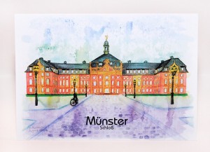 Münster-Postkarte-Schloss